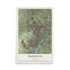 Map of Thornton, Colorado, 12 x 18 inch unframed archival matte print