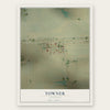 Towner, Colorado map print, the full design