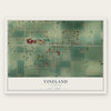 Vineland, Colorado map print, the full design
