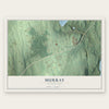 Murray, Connecticut map print, the full design