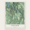 Sandy Hook, Connecticut map print, the full design