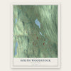 South Woodstock, Connecticut map print, the full design