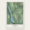 Tashua, Connecticut map print, the full design