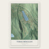 Terramuggus, Connecticut map print, the full design