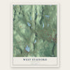 West Stafford, Connecticut map print, the full design