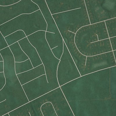 Second close-up of the map of Woodside East, Delaware print showing more streets and buildings