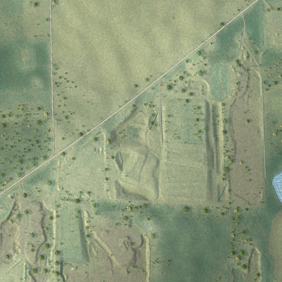 Close-up 2 of the Archer, Florida map artwork