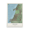 Belleair, Florida map print, 12" x 18" Archival Matte Print mockup