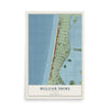 Belleair Shore, Florida map print, 12" x 18" Archival Matte Print mockup