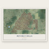 Beverly Hills, Florida map print, the full design