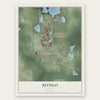 Bithlo, Florida map print, the full design