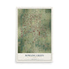 Bowling Green, Florida map print, 12" x 18" Archival Matte Print mockup