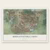 Buenaventura Lakes, Florida map print, the full design