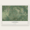 Capitola, Florida map print, the full design