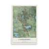 Casselberry, Florida map print, 12" x 18" Archival Matte Print mockup