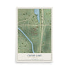Cloud Lake, Florida map print, 12" x 18" Archival Matte Print mockup