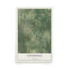 Cottondale, Florida map print, 12" x 18" Archival Matte Print mockup