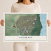 Cutler Bay, Florida map print, 12" x 18" Archival Matte Print mockup