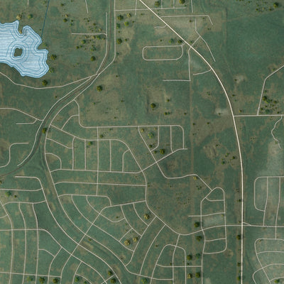 Close-up 2 of the Dunnellon, Florida map artwork