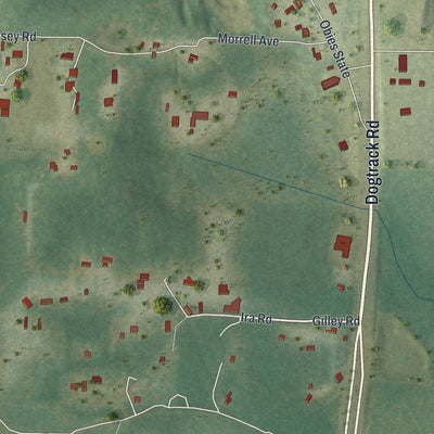 Close-up 1 of the Ebro, Florida map artwork