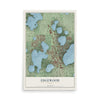 Edgewood, Florida map print, 12" x 18" Archival Matte Print mockup