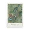 Fruitland Park, Florida map print, 12" x 18" Archival Matte Print mockup
