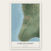 Garcon Point, Florida map print, the full design