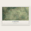 Gardner, Florida map print, the full design