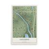 Glen Ridge, Florida map print, 12" x 18" Archival Matte Print mockup