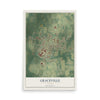 Graceville, Florida map print, 12" x 18" Archival Matte Print mockup
