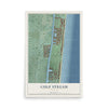 Gulf Stream, Florida map print, 12" x 18" Archival Matte Print mockup