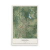 Havana, Florida map print, 12" x 18" Archival Matte Print mockup