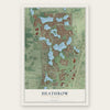 Heathrow, Florida map print, the full design