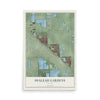 Hialeah Gardens, Florida map print, 12" x 18" Archival Matte Print mockup
