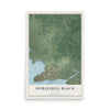 Horseshoe Beach, Florida map print, 12" x 18" Archival Matte Print mockup