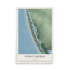 Indian Shores, Florida map print, 12" x 18" Archival Matte Print mockup