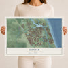 Jupiter, Florida map print, 12" x 18" Archival Matte Print mockup