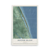 Jupiter Island, Florida map print, 12" x 18" Archival Matte Print mockup