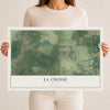 La Crosse, Florida map print, 12" x 18" Archival Matte Print mockup