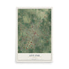 Live Oak, Florida map print, 12" x 18" Archival Matte Print mockup