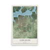 Lynn Haven, Florida map print, 12" x 18" Archival Matte Print mockup