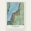 McGregor, Florida map print, the full design