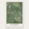 Miccosukee, Florida map print, the full design