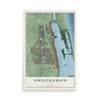 North Palm Beach, Florida map print, 12" x 18" Archival Matte Print mockup