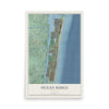 Ocean Ridge, Florida map print, 12" x 18" Archival Matte Print mockup