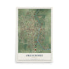 Okeechobee, Florida map print, 12" x 18" Archival Matte Print mockup