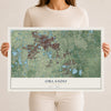 Orlando, Florida map print, 12" x 18" Archival Matte Print mockup