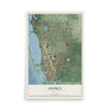 Osprey, Florida map print, 12" x 18" Archival Matte Print mockup