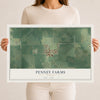 Penney Farms, Florida map print, 12" x 18" Archival Matte Print mockup