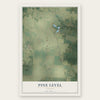 Pine Level, Florida map print, the full design